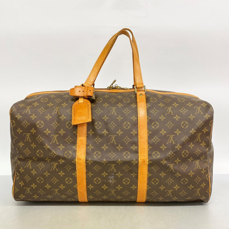 【6fa1235】ルイヴィトン ボストンバッグ モノグラム サックスプール55 M41622 ブラウン【中古】メンズ レディース ユニセックス