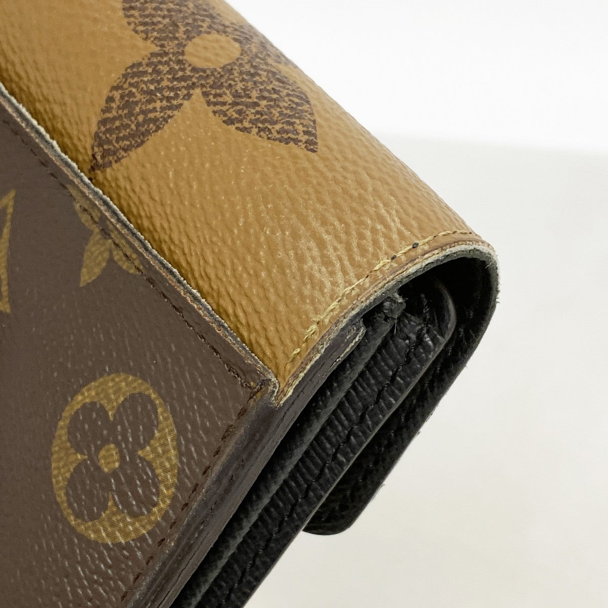 【6fa1239】ルイヴィトン 長財布 モノグラム・リバース ポルトフォイユサラ M80726 ブラウン【中古】レディース