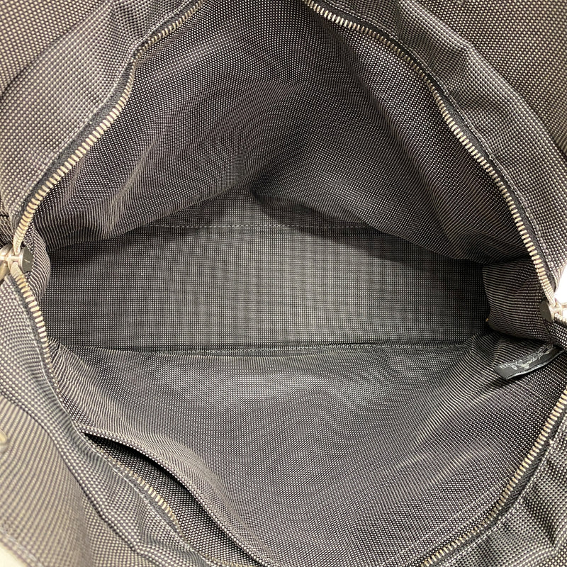 【6fa1241】エルメス トートバッグ エールラインMM キャンバス グレー シルバー金具【中古】メンズ レディース ユニセックス