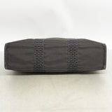【6fa1241】エルメス トートバッグ エールラインMM キャンバス グレー シルバー金具【中古】メンズ レディース ユニセックス
