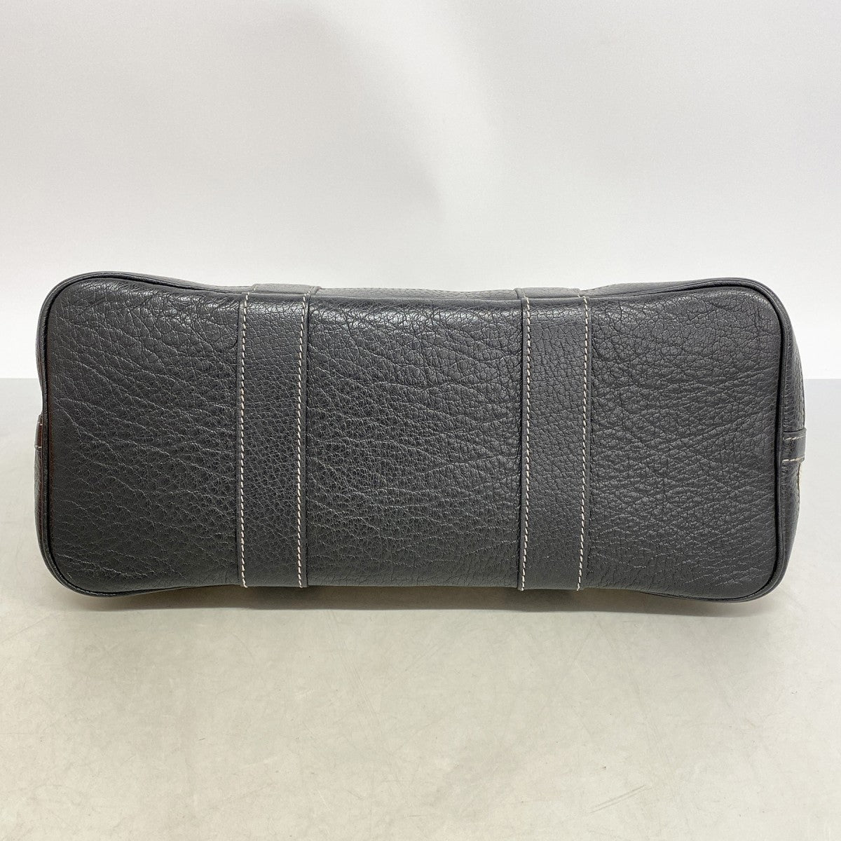 【6fa1242】エルメス トートバッグ ガーデンパーティTPM トワルアッシュ ブラック ベージュ シルバー金具 □I刻印 2wayバッグ【中古】レディース