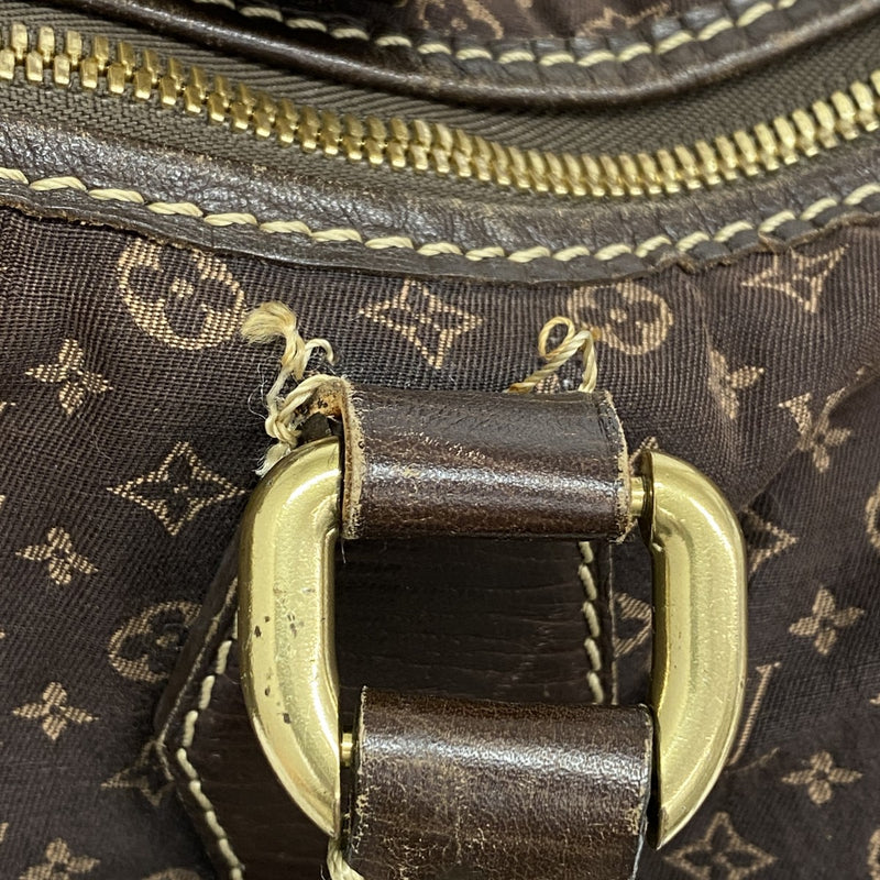 【6fa1243】ルイヴィトン ボストンバッグ モノグラム・ミニラン キーポル45 M40019 エベヌ 2wayバッグ【中古】レディース