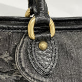 【6fa1245】ルイヴィトン ハンドバッグ モノグラム・デニム ネオカヴィMM M95351 ノワール 2wayバッグ【中古】レディース