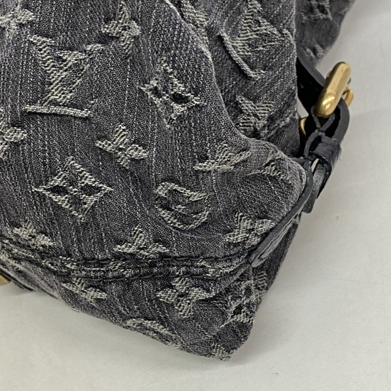 【6fa1245】ルイヴィトン ハンドバッグ モノグラム・デニム ネオカヴィMM M95351 ノワール 2wayバッグ【中古】レディース