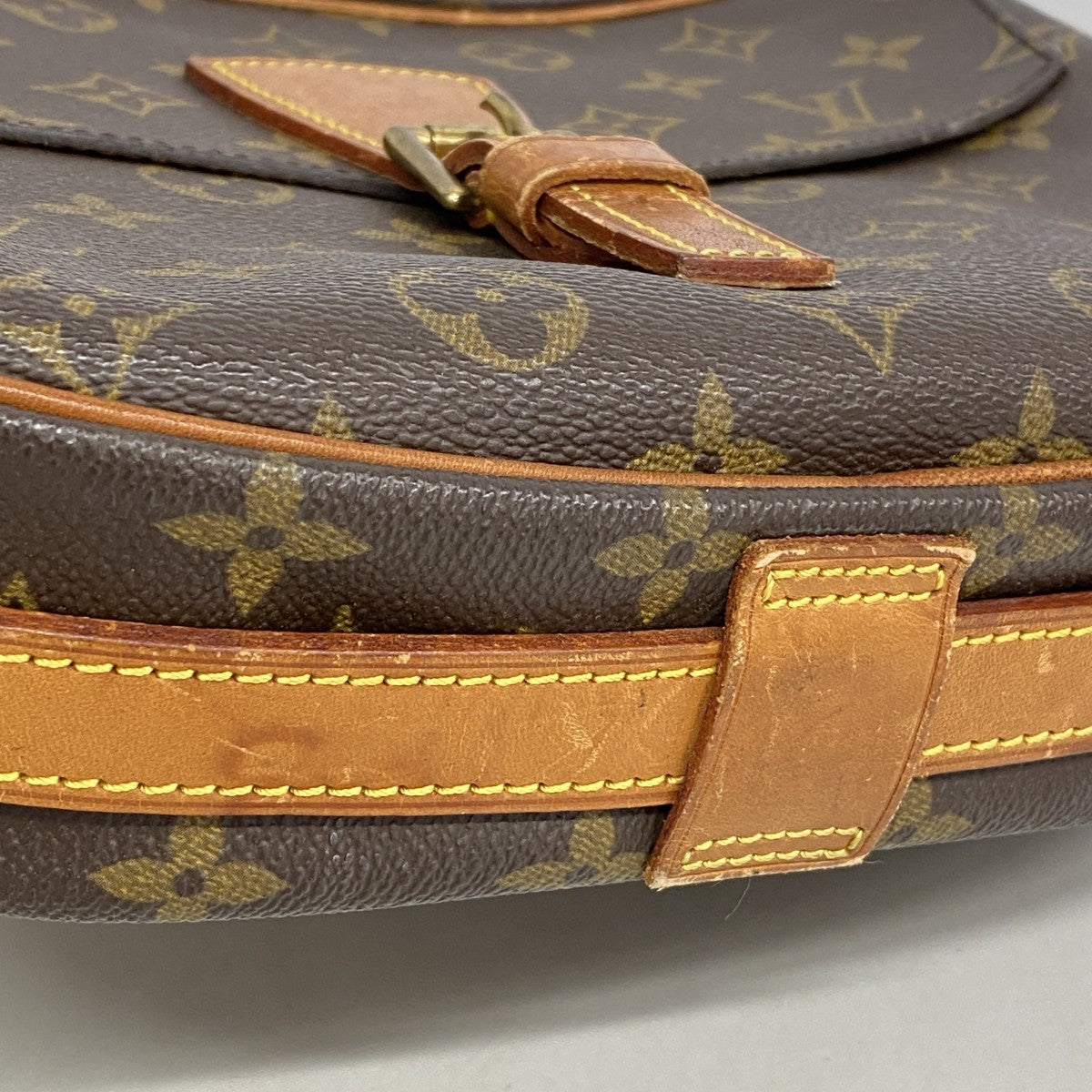 【6fa1246】ルイヴィトン ショルダーバッグ モノグラム ジュヌフィーユMM M51226 ブラウン【中古】レディース