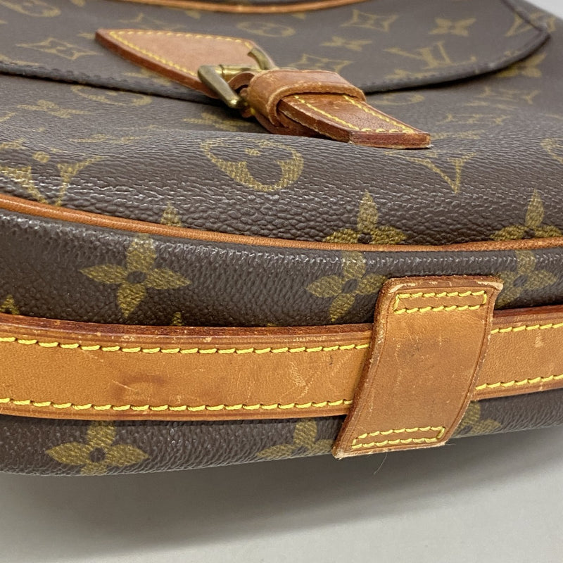 【6fa1246】ルイヴィトン ショルダーバッグ モノグラム ジュヌフィーユMM M51226 ブラウン【中古】レディース