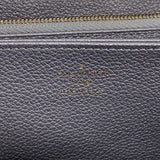 【6fa1247】ルイヴィトン 長財布 モノグラム・アンプラント スタッズ ジッピーウォレット M62209 グリシルバー【中古】レディース