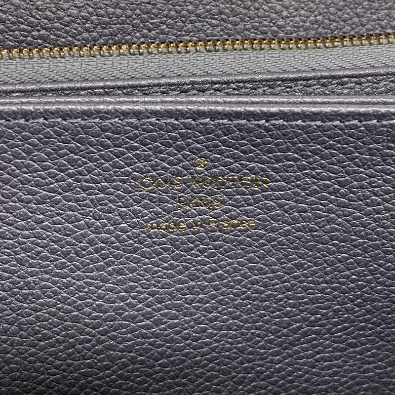 【6fa1247】ルイヴィトン 長財布 モノグラム・アンプラント スタッズ ジッピーウォレット M62209 グリシルバー【中古】レディース
