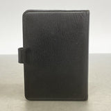 【6fa1251】シャネル 手帳カバー レザー ブラック ゴールド金具【中古】レディース