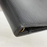 【6fa1251】シャネル 手帳カバー レザー ブラック ゴールド金具【中古】レディース