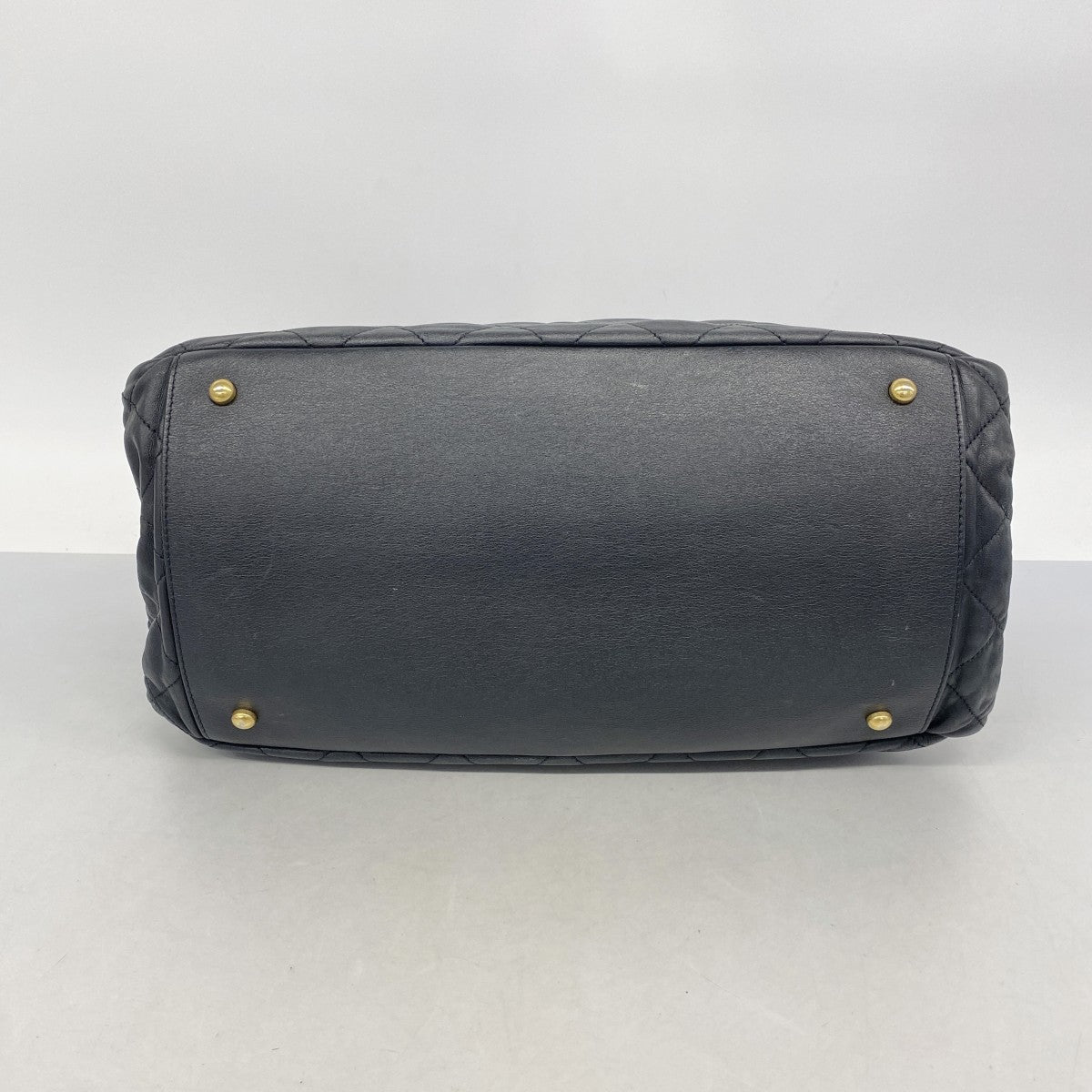 【6fa1261-k】シャネル ハンドバッグ マトラッセ チェーンショルダー インザミックス レザー ブラック ゴールド金具 2wayバッグ【中古】レディース