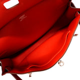 【6fa1273】エルメス ショルダーバッグ ジプシエールミニ スイフト ルージュピマン シルバー金具 B刻印【中古】レディース