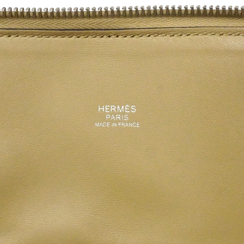 【6fa1275】エルメス ハンドバッグ ボリード31 トリヨンクレマンス トレンチ シルバー金具 X刻印 2wayバッグ【中古】レディース