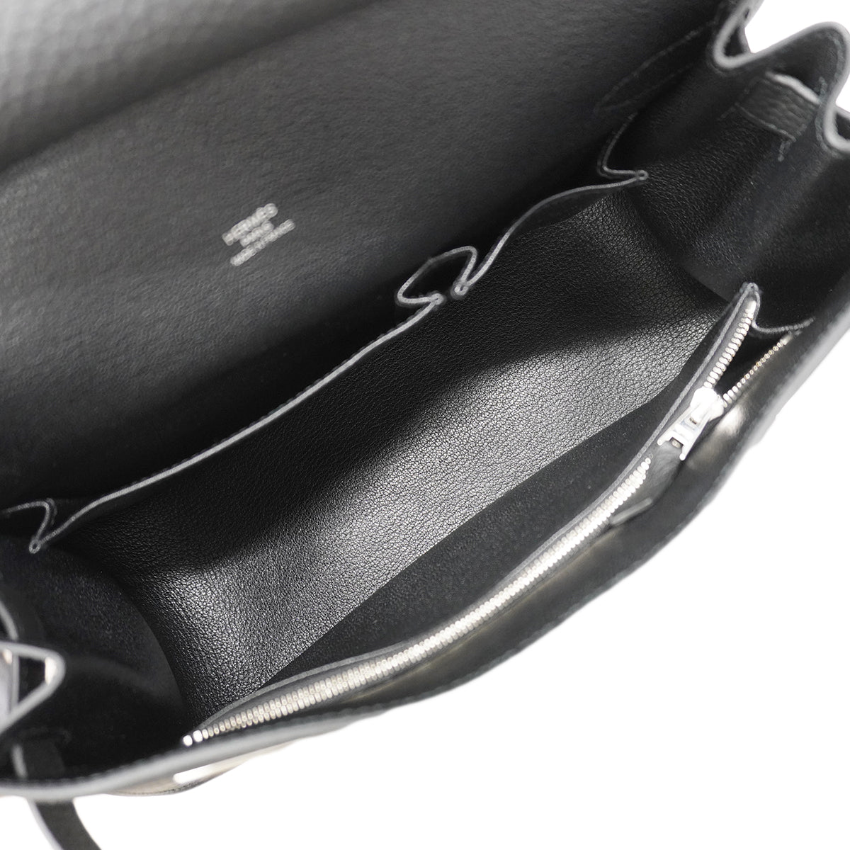 【6fa1276】エルメス ショルダーバッグ ジプシエール28 トリヨンクレマンス ブラック シルバー金具 Z刻印【中古】レディース