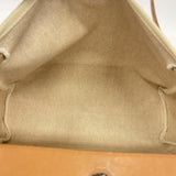 【6fa1278】エルメス ハンドバッグ エールバックPM トワルアッシュ ナチュラル シルバー金具 □E刻印【中古】レディース