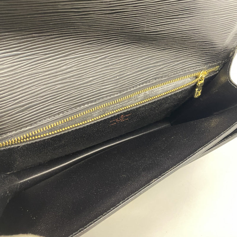 【6fa1283】ルイヴィトン クラッチバッグ エピ セリエドラゴンヌ M52612 ノワール【中古】メンズ