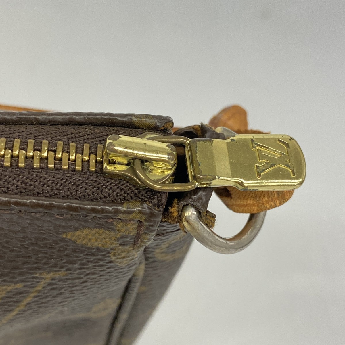 【6fa1284】ルイヴィトン ポーチ モノグラム ポシェットアクセソワール M51980 ブラウン【中古】レディース