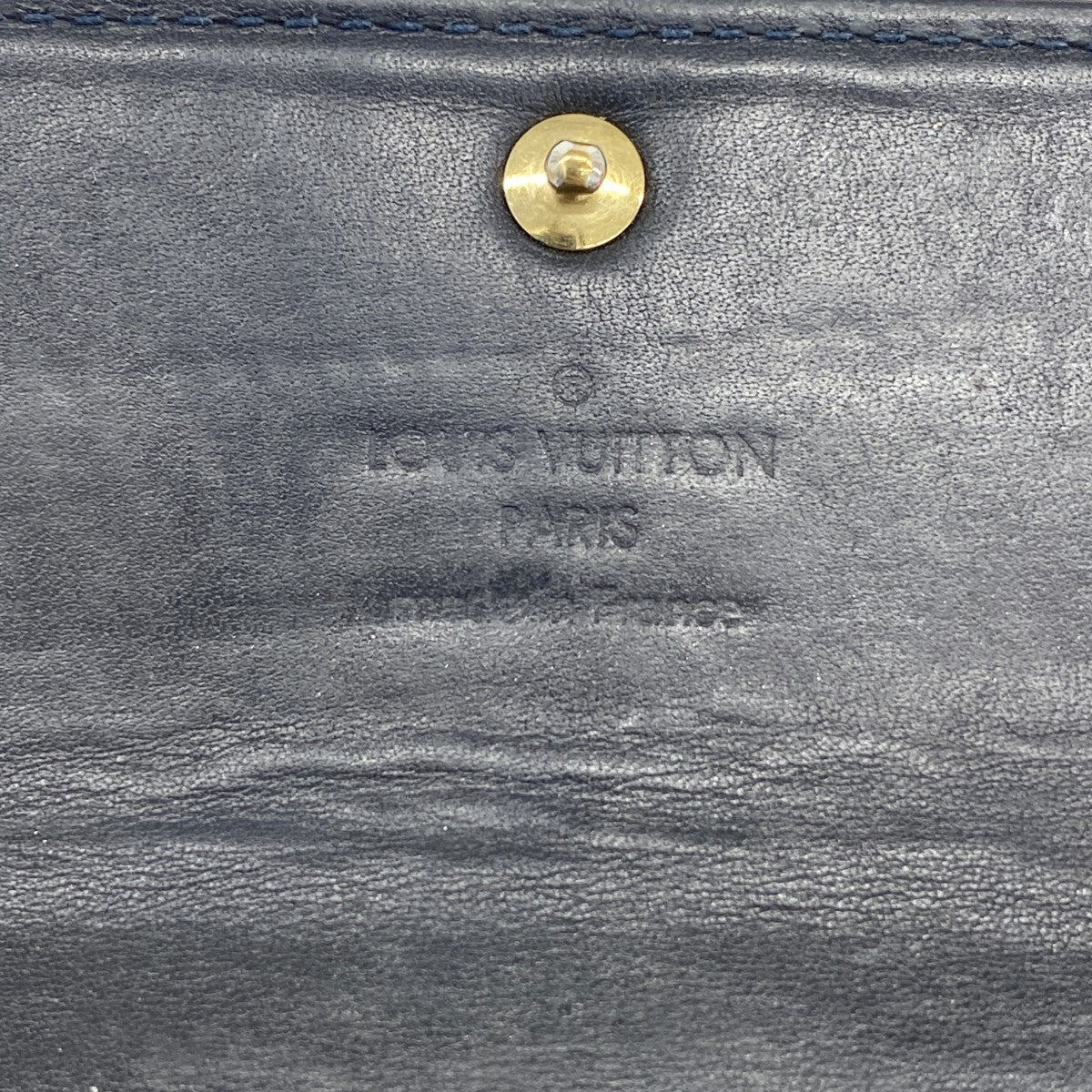 【6fa1285】ルイヴィトン 長財布 ヴェルニ ポルトフォイユサラ M91464 ブルーアンフィニ【中古】レディース