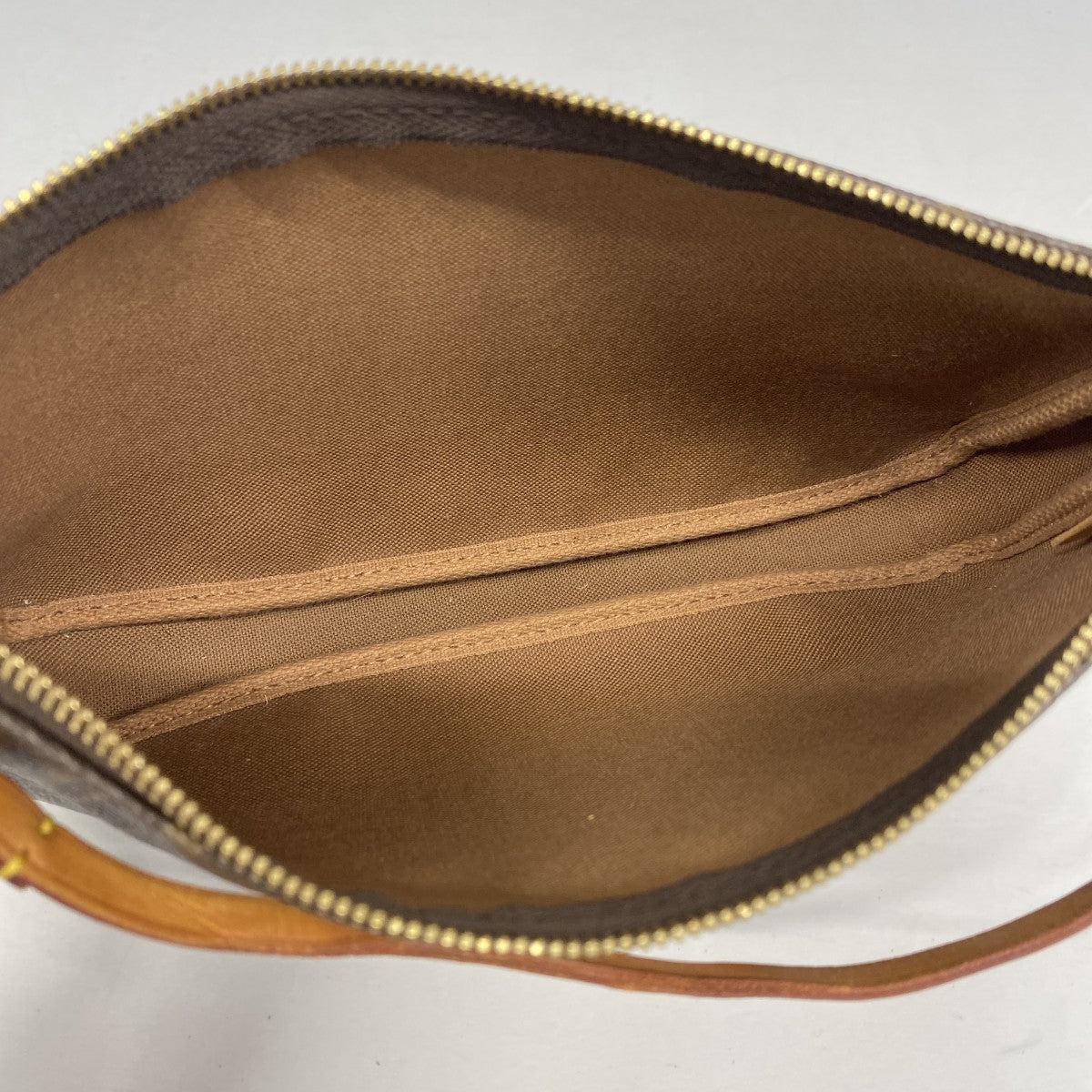 【6fa1292】ルイヴィトン ポーチ モノグラム ポシェットアクセソワール M51980 ブラウン【中古】レディース