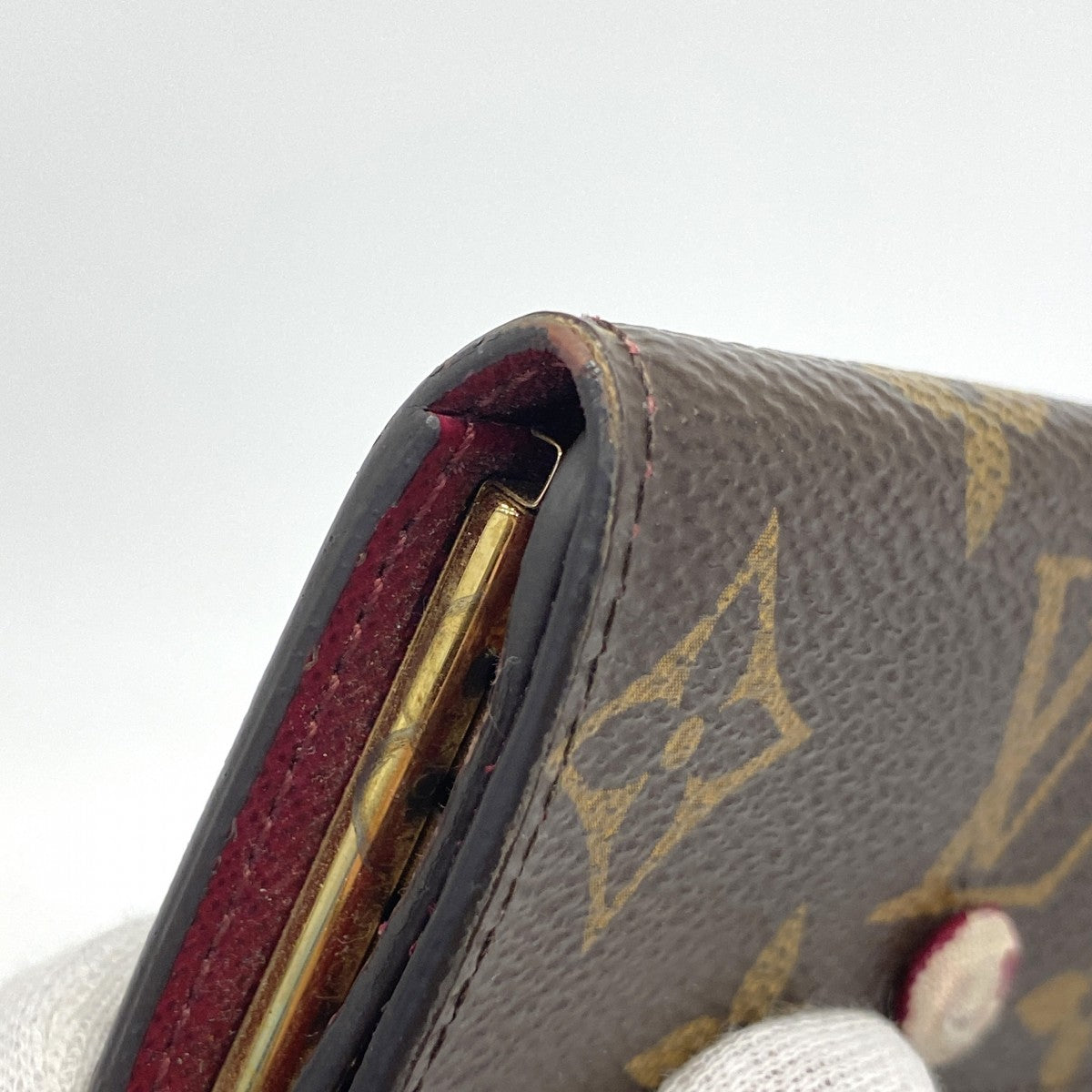 【6fa1296】ルイヴィトン キーケース モノグラム ミュルティクレ4 M60705 フューシャ【中古】レディース
