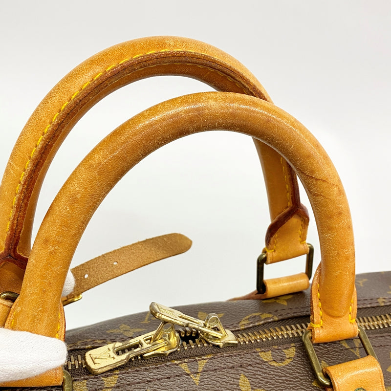 【6fa1298】ルイヴィトン ボストンバッグ モノグラム キーポル55 M41424 ブラウン【中古】メンズ レディース ユニセックス