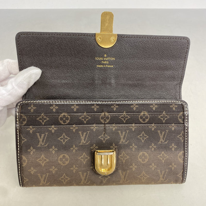 【6fa1302】ルイヴィトン 長財布 モノグラム・イディール ポルトフォイユサラ M63006 フザン【中古】レディース