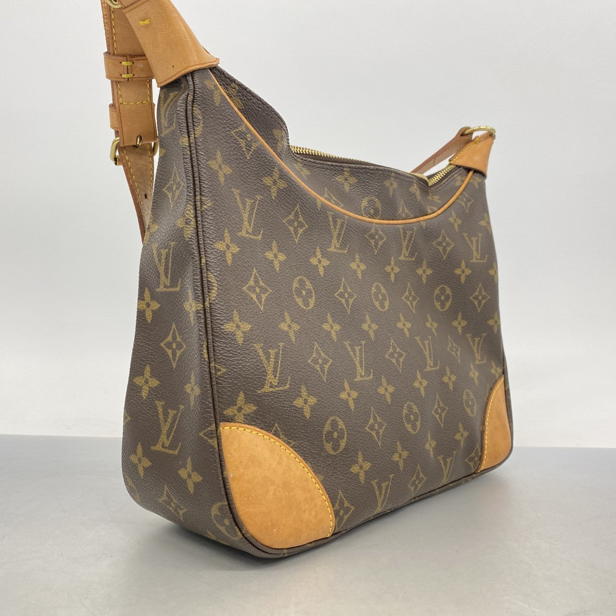 【6fa1309】ルイヴィトン ショルダーバッグ モノグラム ブローニュ30 M51265 ブラウン【中古】レディース