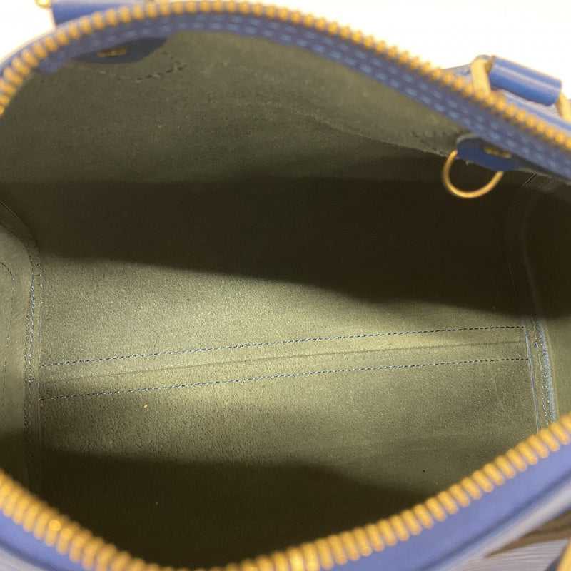 【6fa1311】ルイヴィトン ハンドバッグ エピ スピーディ25 M43015 トレドブルー【中古】レディース