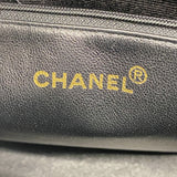 【6fa1318-h】シャネル トートバッグ 復刻トート キャビアスキン ブラック ゴールド金具【中古】レディース