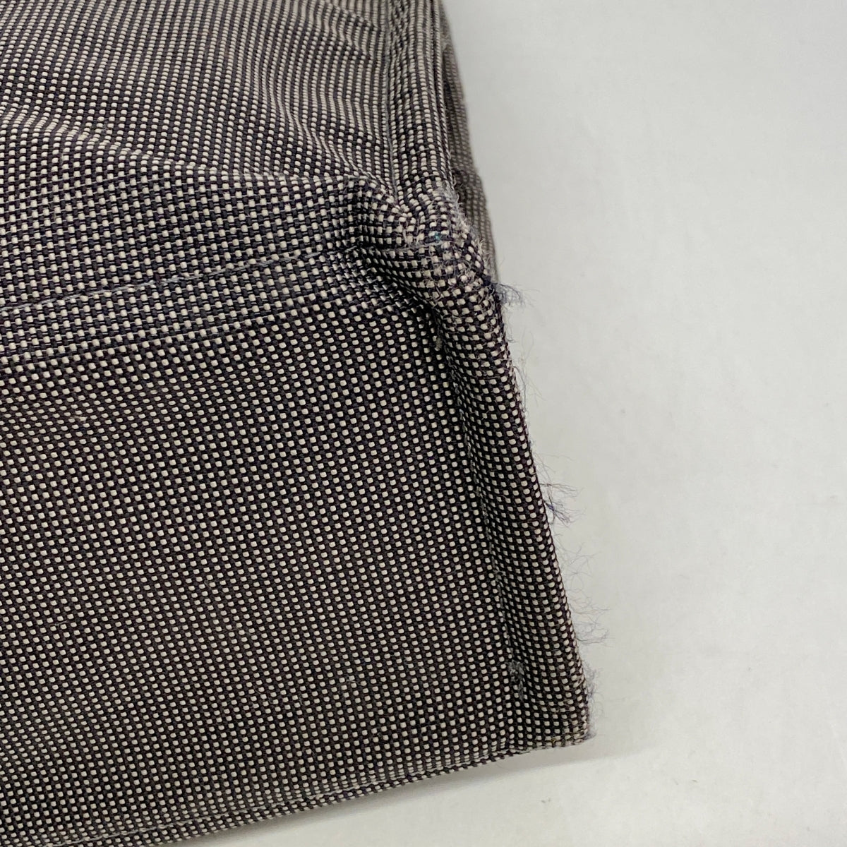 【6fa1321】エルメス トートバッグ エールラインMM キャンバス グレー シルバー金具【中古】レディース