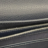 【6fa1322】エルメス ショルダーバッグ コロラドMM ヴァッシュリエジェ ネイビー シルバー金具 □I刻印【中古】レディース