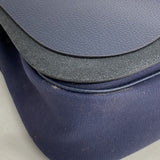 【6fa1322】エルメス ショルダーバッグ コロラドMM ヴァッシュリエジェ ネイビー シルバー金具 □I刻印【中古】レディース