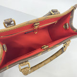 【6fa1331-h】ルイヴィトン ハンドバッグ モノグラム・ジャイアントリバース オンザゴーPM M46373 ブラウン 2wayバッグ【中古】レディース