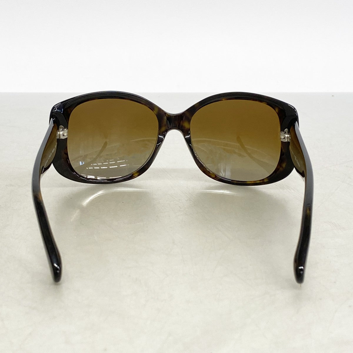 【6fa1352】シャネル サングラス 5227-H-A ブラック ブラウン シルバー金具【中古】レディース