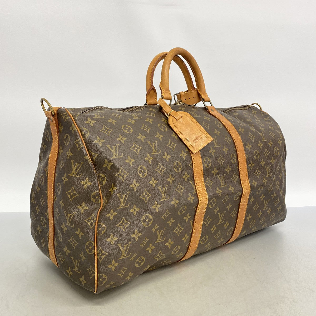 【6fa1353】ルイヴィトン ボストンバッグ モノグラム キーポルバンドリエール55 M41414 ブラウン【中古】メンズ レディース ユニセックス