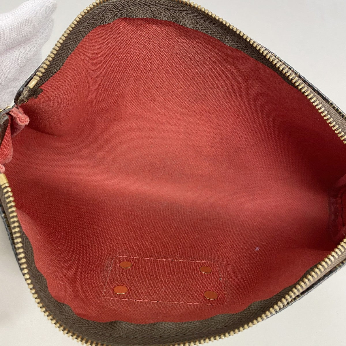 【6fa1355】ルイヴィトン ハンドバッグ ダミエ エヴァ N55213 エベヌ【中古】レディース
