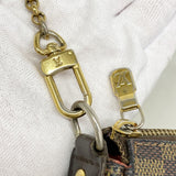 【6fa1355】ルイヴィトン ハンドバッグ ダミエ エヴァ N55213 エベヌ【中古】レディース