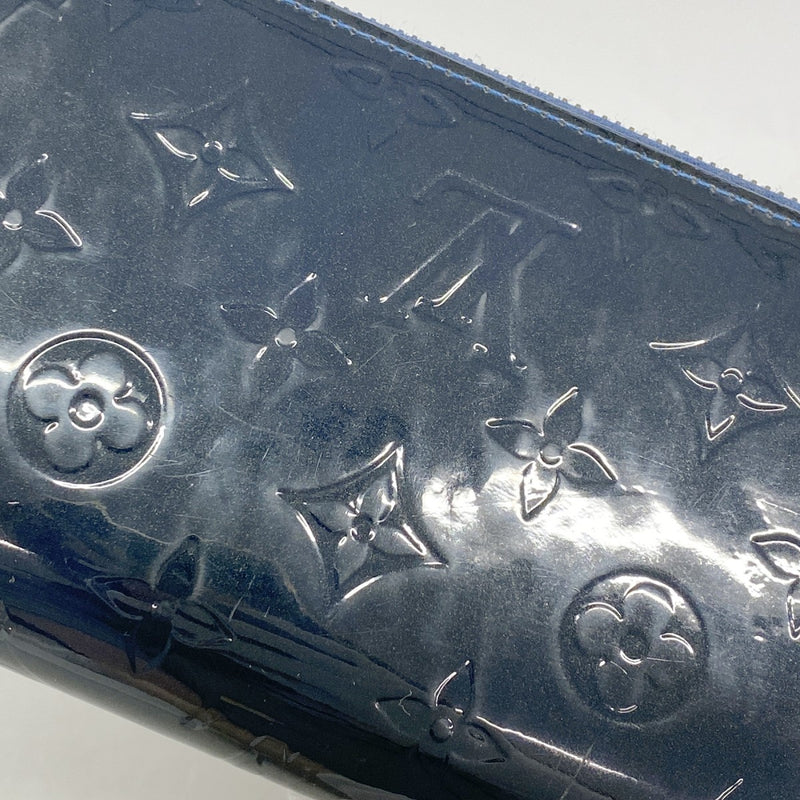 【6fa1357】ルイヴィトン 長財布 ヴェルニ ジッピーウォレット M90047 グランブルー【中古】レディース