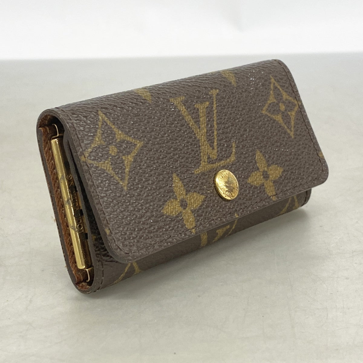 【6fa1359】ルイヴィトン キーケース モノグラム ミュルティクレ4 M69517 ブラウン【中古】メンズ レディース ユニセックス