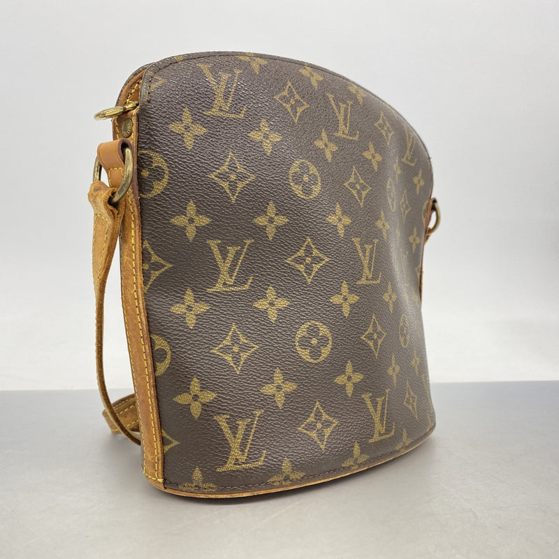 【6fa1363】ルイヴィトン ショルダーバッグ モノグラム ドルーオ M51290 ブラウン【中古】レディース