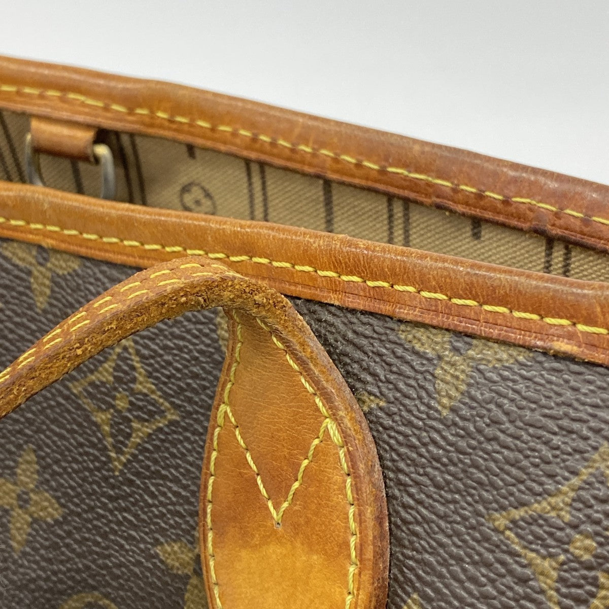 【6fa1364】ルイヴィトン トートバッグ モノグラム ネヴァーフルPM M40155 ブラウン【中古】レディース