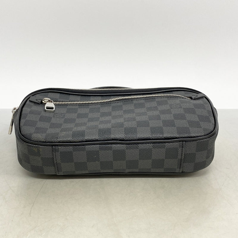【6fa1373】ルイヴィトン ボディバッグ ダミエ・グラフィット アンブレール N41289 ブラック【中古】メンズ