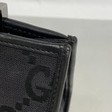 【6fa1382-k】グッチ ハンドバッグ GGキャンバス/ジャッキー 002 1065 キャンバス ブラック シルバー金具【中古】レディース