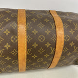 【6fa1387】ルイヴィトン ボストンバッグ モノグラム キーポル45 M41428 ブラウン【中古】メンズ レディース ユニセックス