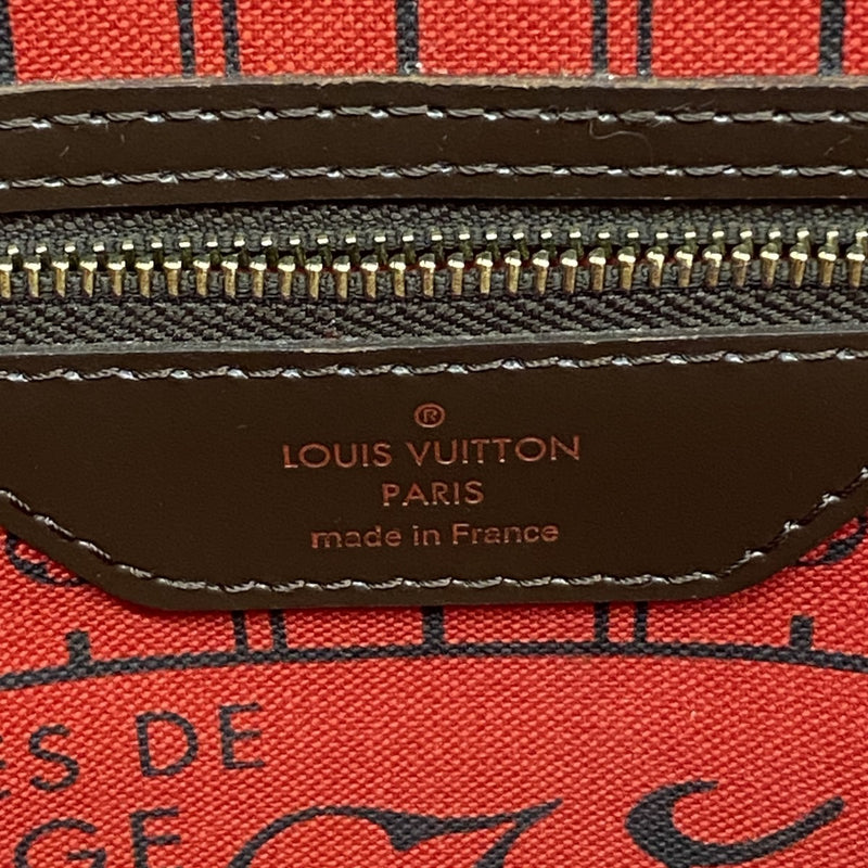 【6fa1390】ルイヴィトン トートバッグ ダミエ ネヴァーフルPM N51109 エベヌ【中古】レディース