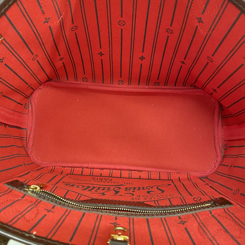 【6fa1390】ルイヴィトン トートバッグ ダミエ ネヴァーフルPM N51109 エベヌ【中古】レディース