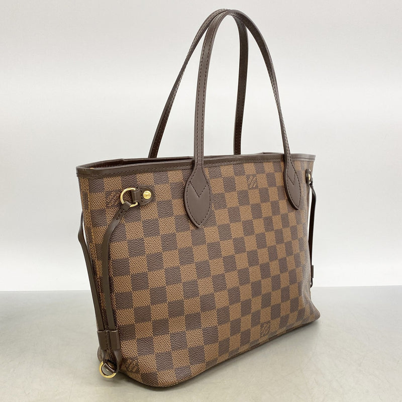 【6fa1390】ルイヴィトン トートバッグ ダミエ ネヴァーフルPM N51109 エベヌ【中古】レディース
