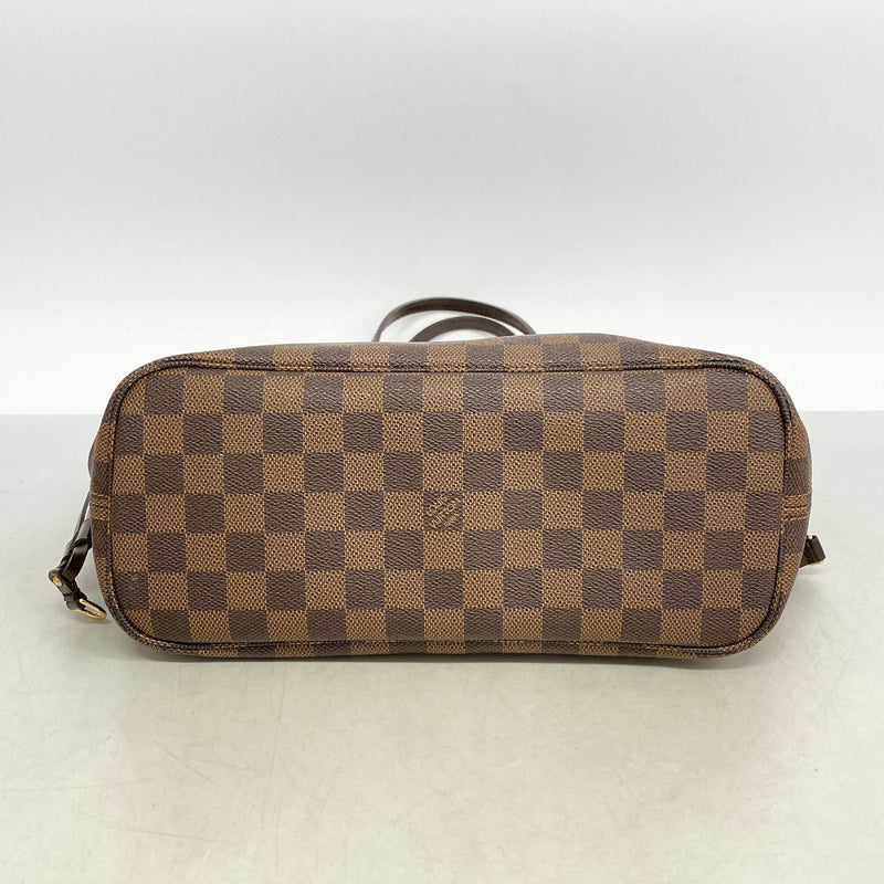 【6fa1390】ルイヴィトン トートバッグ ダミエ ネヴァーフルPM N51109 エベヌ【中古】レディース