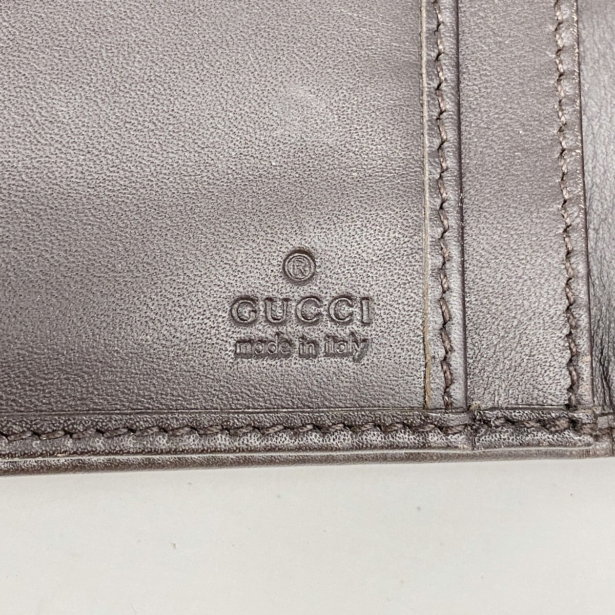 【6fa1396-k】グッチ 長財布 GGキャンバス/シェリーライン 181668 キャンバス ブラウン ゴールド金具【中古】レディース