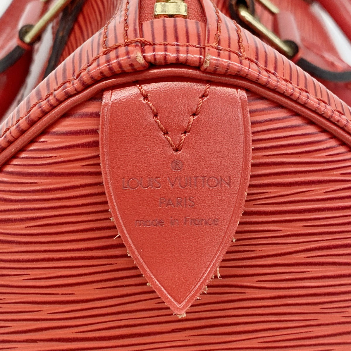 【6fa1398-k】ルイヴィトン ハンドバッグ エピ スピーディ25 M43017 カスティリアンレッド【中古】レディース